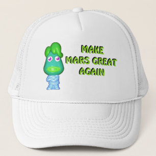 Machen Sie Mars großes wieder alien Donald Truckerkappe