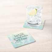 Machen Sie mehr von dem, was Sie glücklich macht Rechteckiger Pappuntersetzer (Vor Ort)