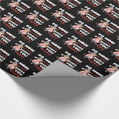 Machen Sie mehr, was Sie glücklich macht - Basebal Geschenkpapier (Ecke)