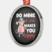 Machen Sie mehr, was Sie glücklich macht - Basebal Ornament Aus Metall (Links)