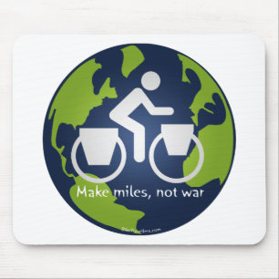 Machen Sie Meilen, nicht Krieg Mousepad