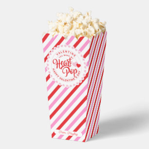 Machen Sie mein Herz Pop Valentine Rosa und Roter  Geschenkschachtel