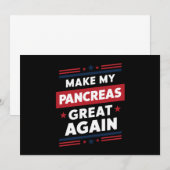 Machen Sie meine Bauchspeicheldrüse wieder groß Di Einladung (Vorne/Hinten)