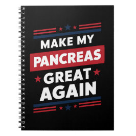 Machen Sie meine Bauchspeicheldrüse wieder groß Di Notizblock