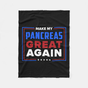 Machen Sie meine Bauchspeicheldrüse zum großen Dia Fleecedecke