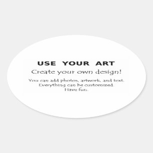 Machen Sie meine eigenen ovalen Aufkleber mit