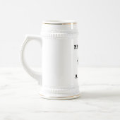 Machen Sie meine einen doppelten Stein Bierglas (Links)