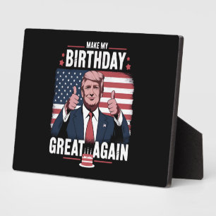 Machen Sie meinen Geburtstag wieder großartig Trum Fotoplatte