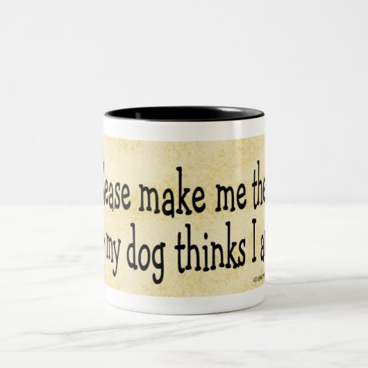 Machen Sie mich die Person Zweifarbige Tasse (Mittel)