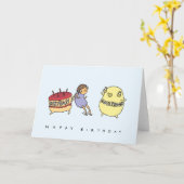 Machen Sie mich Erwachsenen nicht | lustige Karte (Gelbe Blume)