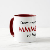 Machen Sie mich nicht, MMMBop, yo Gesicht! Tasse (Vorderseite Links)