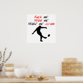 Machen Sie mich scrum Poster (Küche)