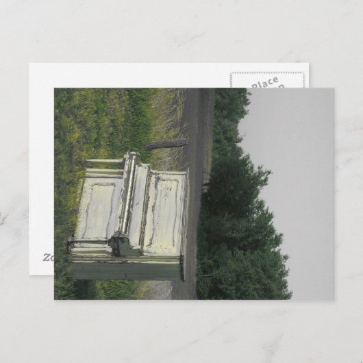 Machen Sie mich zu einem Instrument (graue/grüne H Postkarte (Vorne/Hinten)