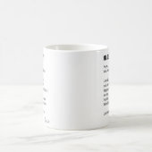 Machen Sie mir ein neues Liebe Gedicht Kaffee Tee  Kaffeetasse (Mittel)