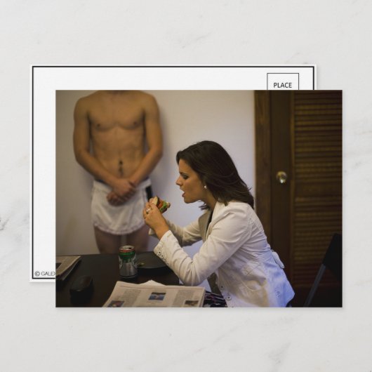 MACHEN SIE MIR EIN SANDWICH POSTKARTE (Vorne/Hinten)