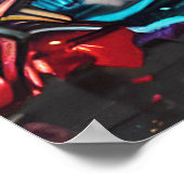 Machen Sie mit Cooler und lustiger Graffiti Street Poster (Ecke)