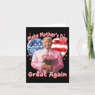 Machen Sie Mütter Tag groß Trump Funny Mother Da Karte