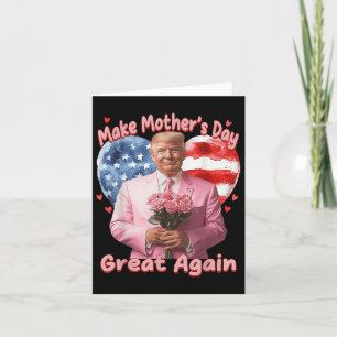 Machen Sie Mütter Tag groß Trump Funny Mother Da Karte