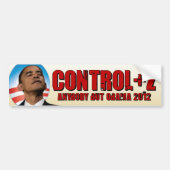 Machen Sie Obama 2012 - Kontrolle rückgängig + Z Autoaufkleber (Vorne)