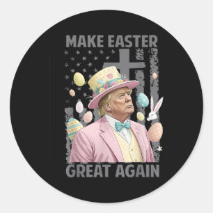 Machen Sie Ostern wieder groß, der lustige Trump-P Runder Aufkleber