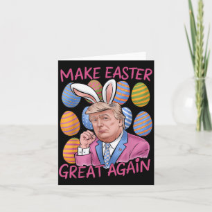 Machen Sie Ostern wieder groß Trump Ostern Männer Karte
