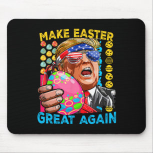 Machen Sie Ostern wieder groß Trump-Sonnenflagge Mousepad