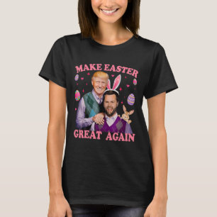 Machen Sie Ostern wieder groß Trump Vance Bunny Hu T-Shirt