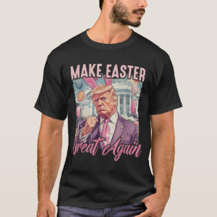 Machen Sie Ostern wieder großartig Funny Trump Bun T-Shirt