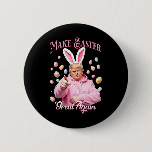Machen Sie Ostern wieder großartig, lustiger Trump Button
