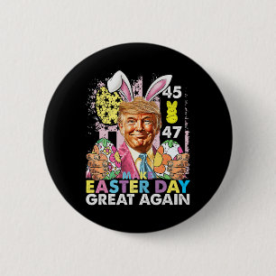 Machen Sie Ostern wieder großartig, lustiger Trump Button