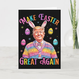 Machen Sie Ostern wieder großartig, lustiger Trump Karte