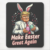 Machen Sie Ostern wieder großartig Ostern Trump Eg Mousepad (Vorne)