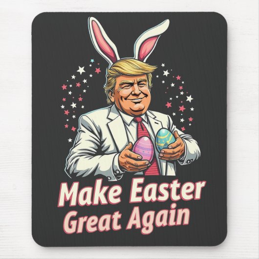 Machen Sie Ostern wieder großartig Ostern Trump Eg Mousepad (Vorne)