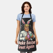 Machen Sie Ostern wieder großartig Ostern Trump Eg Schürze (Getragen)
