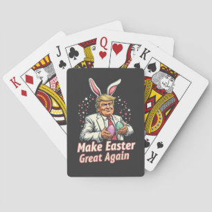 Machen Sie Ostern wieder großartig Ostern Trump Eg Spielkarten