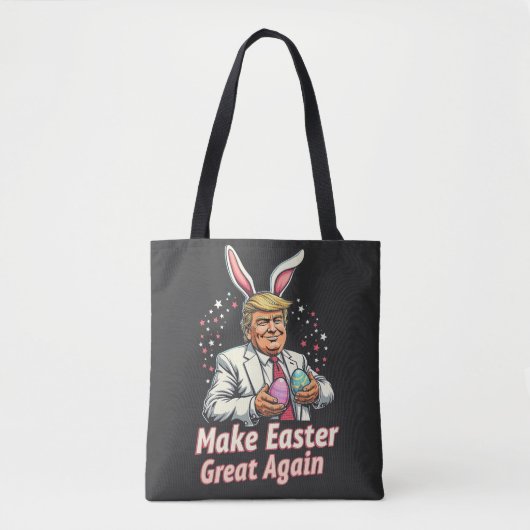 Machen Sie Ostern wieder großartig Ostern Trump Eg Tasche (Vorderseite)