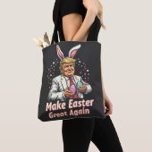 Machen Sie Ostern wieder großartig Ostern Trump Eg Tasche (Von Nahem)