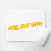 machen Sie pappy glückliches Mousepad (Mit Mouse)