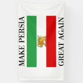 Machen Sie Persien großes wieder - Shah von der Banner (Vertikal)