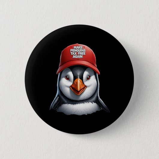 Machen Sie Pinguin steuerfrei - Widerstehen Sie Pi Button (Vorderseite)