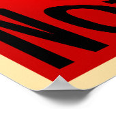 MACHEN SIE PIZZA NICHT KRIEGSPOSTER POSTER (Ecke)