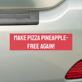 Machen Sie Pizza wieder anasselfrei! Autoaufkleber (Auf Auto)