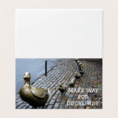 Machen Sie Platz für die Entenlings (Außenseite Aufgefaltet)