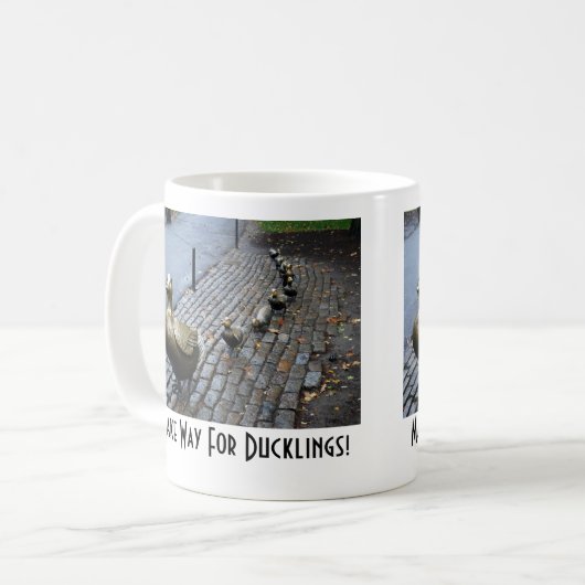 Machen Sie Platz für Ducklings! Kaffeetasse (Vorderseite Links)