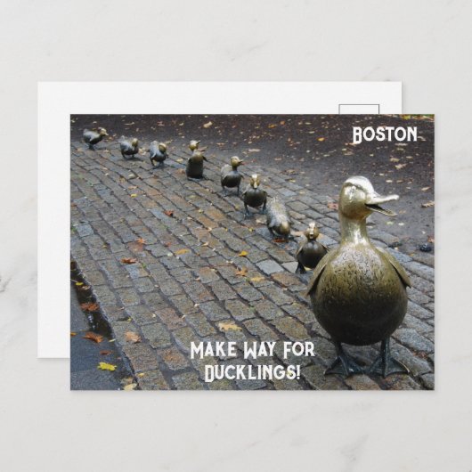 Machen Sie Platz für Ducklings! Postkarte (Vorne/Hinten)