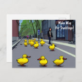 Machen Sie Platz für Ducklings! Postkarte (Vorne/Hinten)