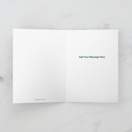 Machen Sie Platz für Freude-immer fröhlich blaue B Karte (Innenseite)