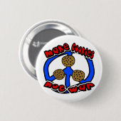 Machen Sie Plätzchen-nicht Krieg mit Button (Vorne & Hinten)