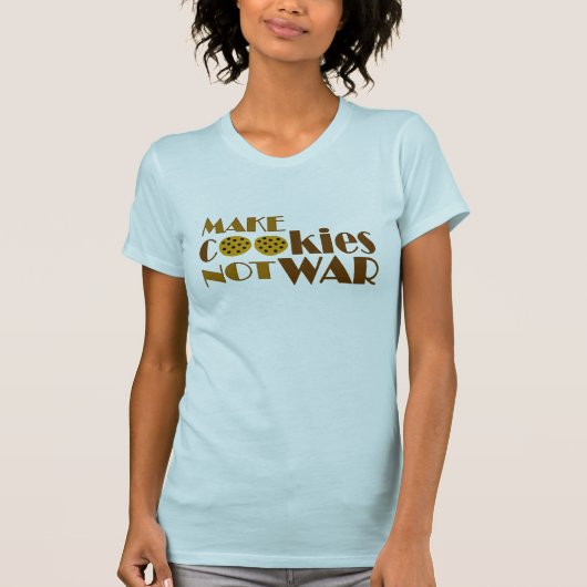 Machen Sie Plätzchen-nicht Krieg T-Shirt (Vorderseite)