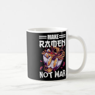 Machen Sie Ramen nicht Krieg lustiges japanisches  Kaffeetasse